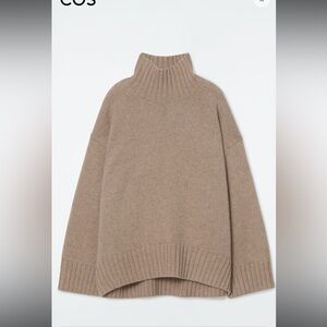 COS chunky cashmere Turtleneck Sweater